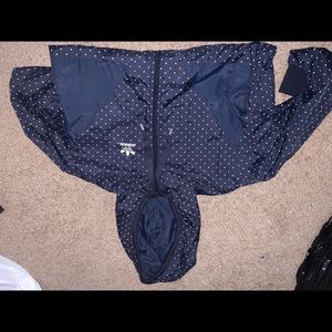 Polka dot windbreaker